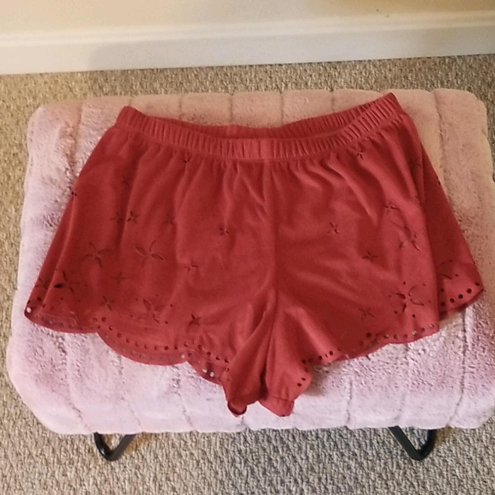 Burnt orange shorts
